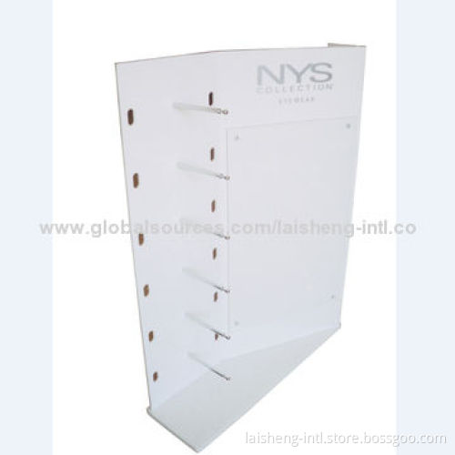 Eyewear Display Stand with 6-piece Metal Bars, Measures 16.14 x 4.72 x 21.1 Inches